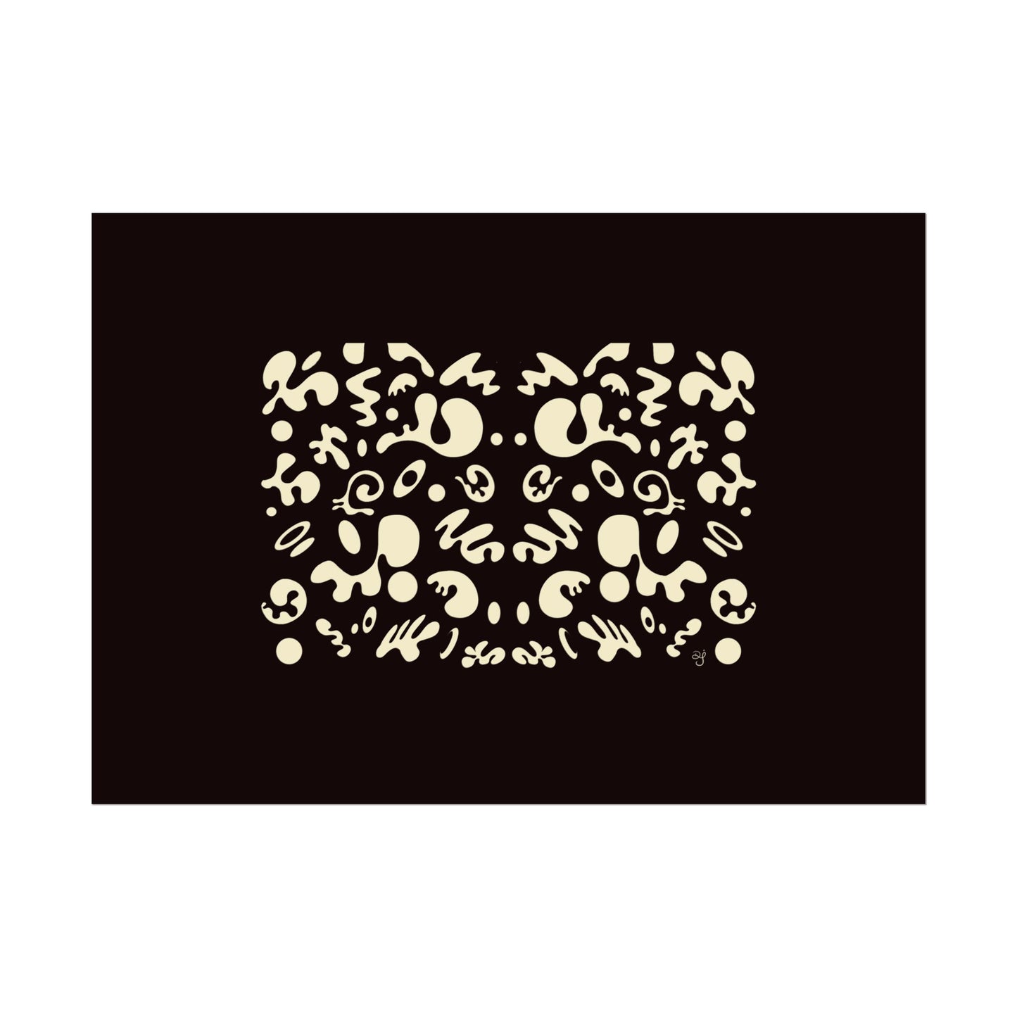 Mirror Work Rolled Poster (Landscape) - Smoke Signal