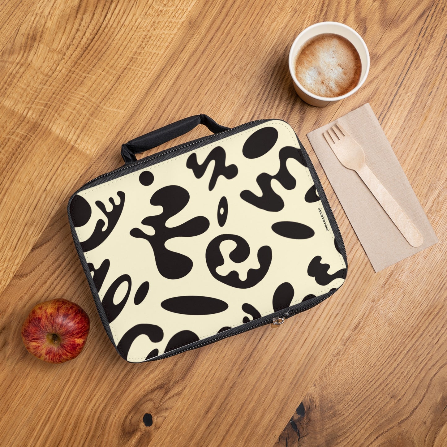 Nourish'd Lunch Bag w Handle - Blank Page White