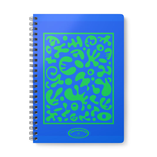 Deep Dream Softcover A5 Spiral Notebook (Ruled Line) - Tide Pool