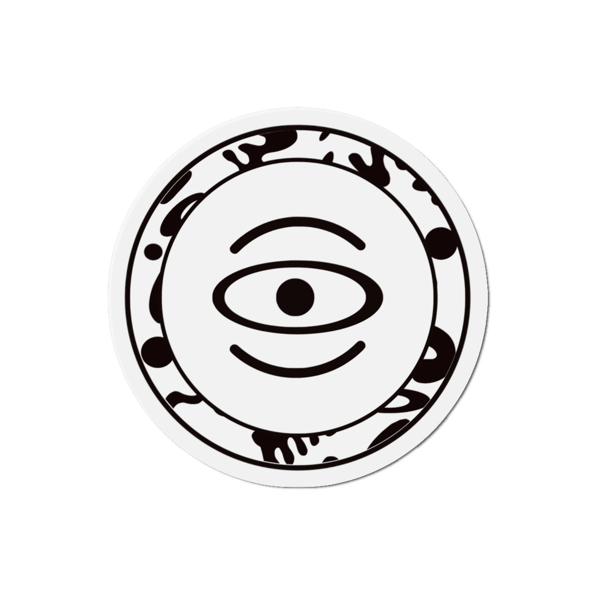 Adorn'd Logo Die Cut Magnet - Starlight White