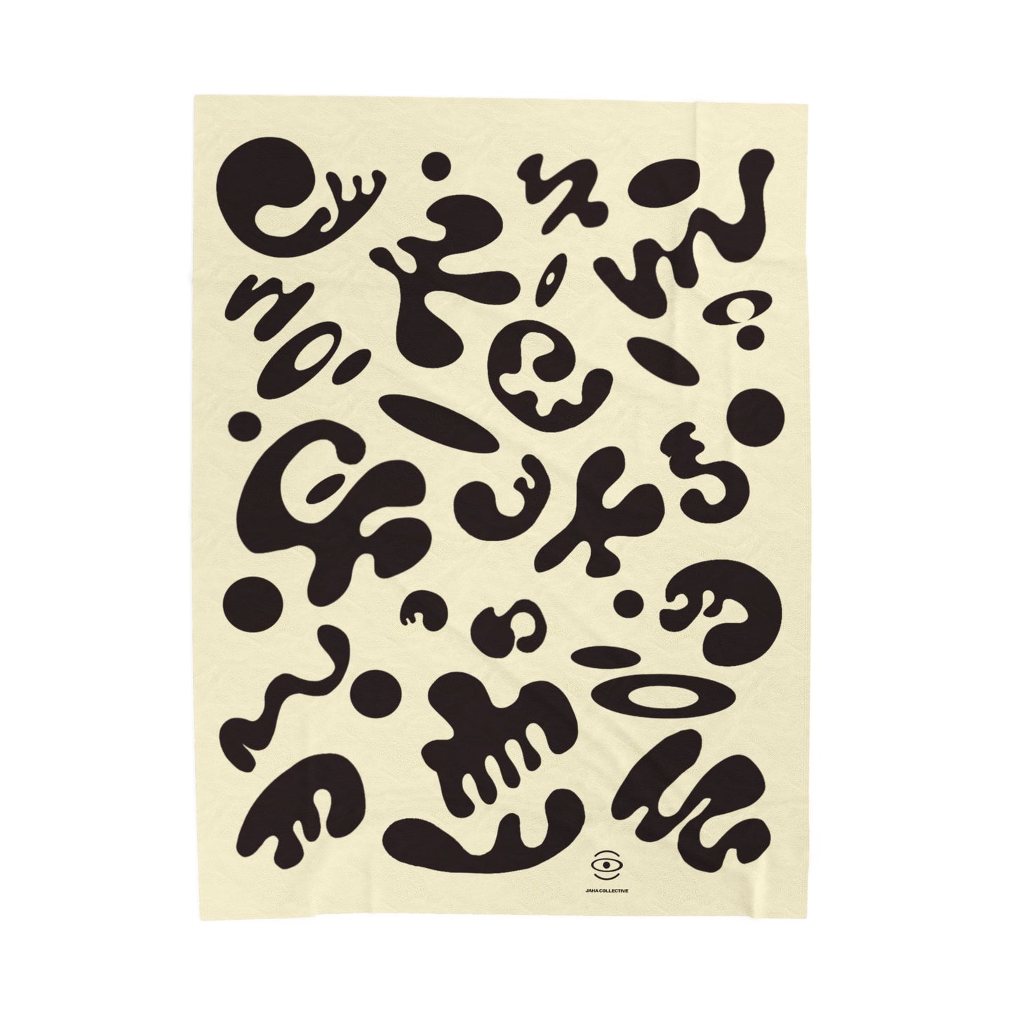 Pure Imagination Velveteen Plush Blanket - Blank Page White