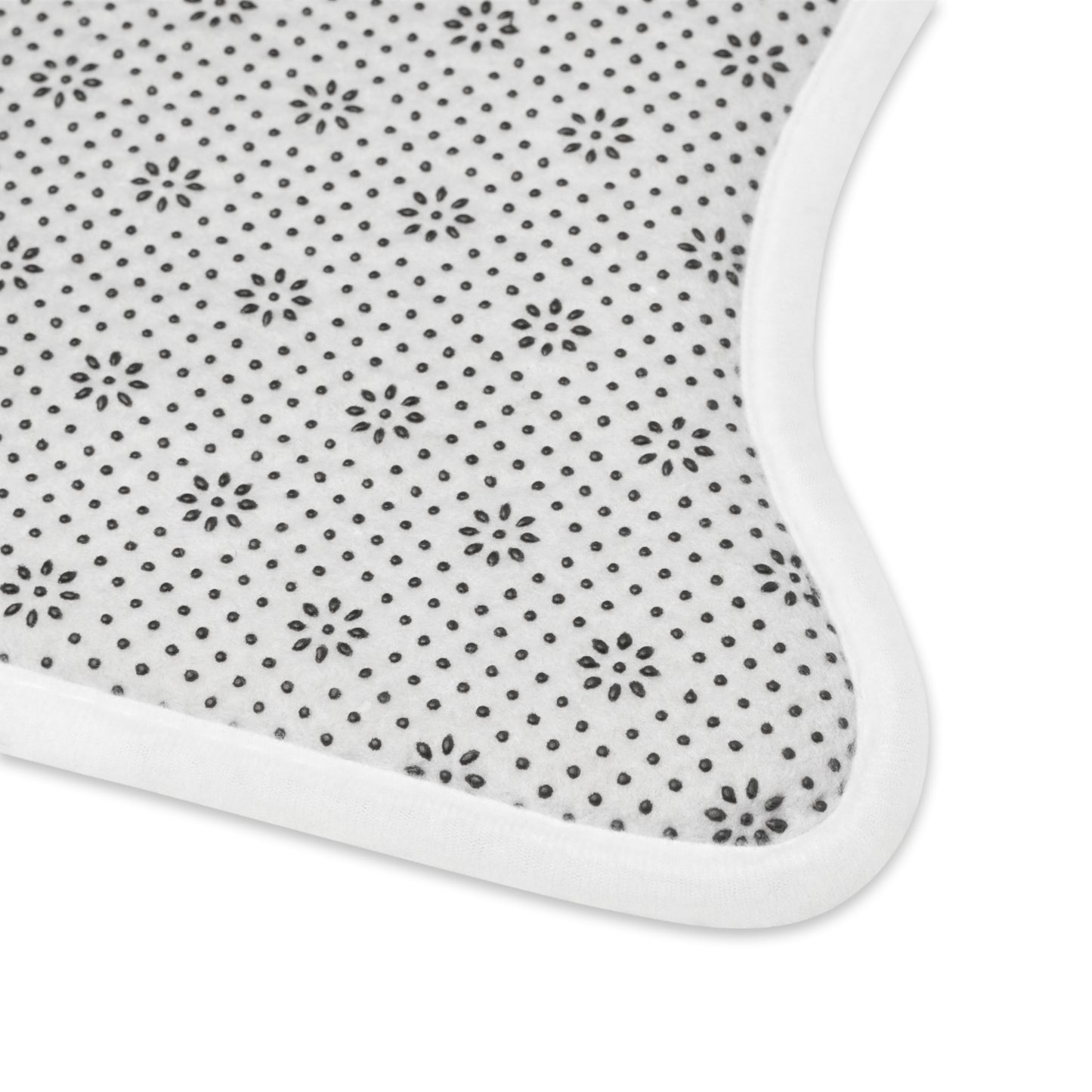 Pure Imagination Pet Feeding Mats (in Bone or Fish Shape) - Blank Page White
