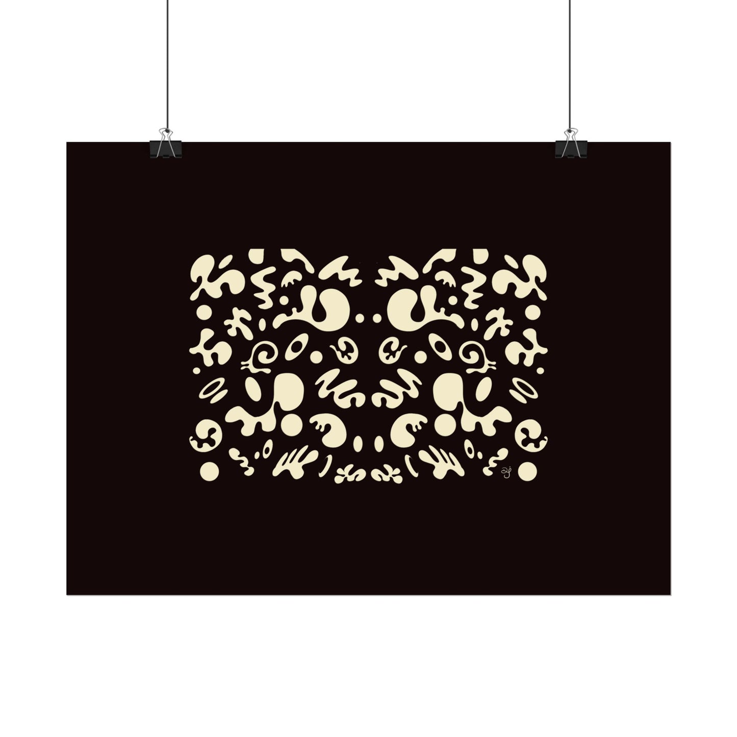 Mirror Work Rolled Poster (Landscape) - Smoke Signal