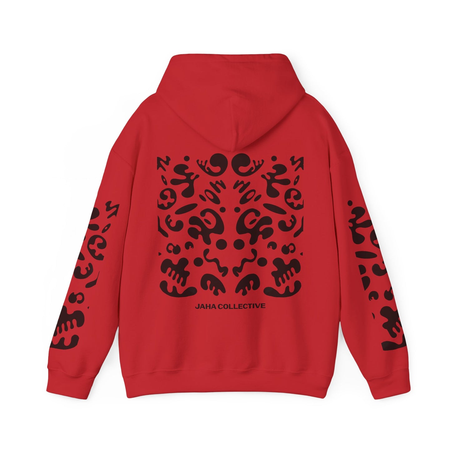 Mirror Work Unisex Heavy Blend™ Hooded Sweatshirt - Smoke Signal Black Print
