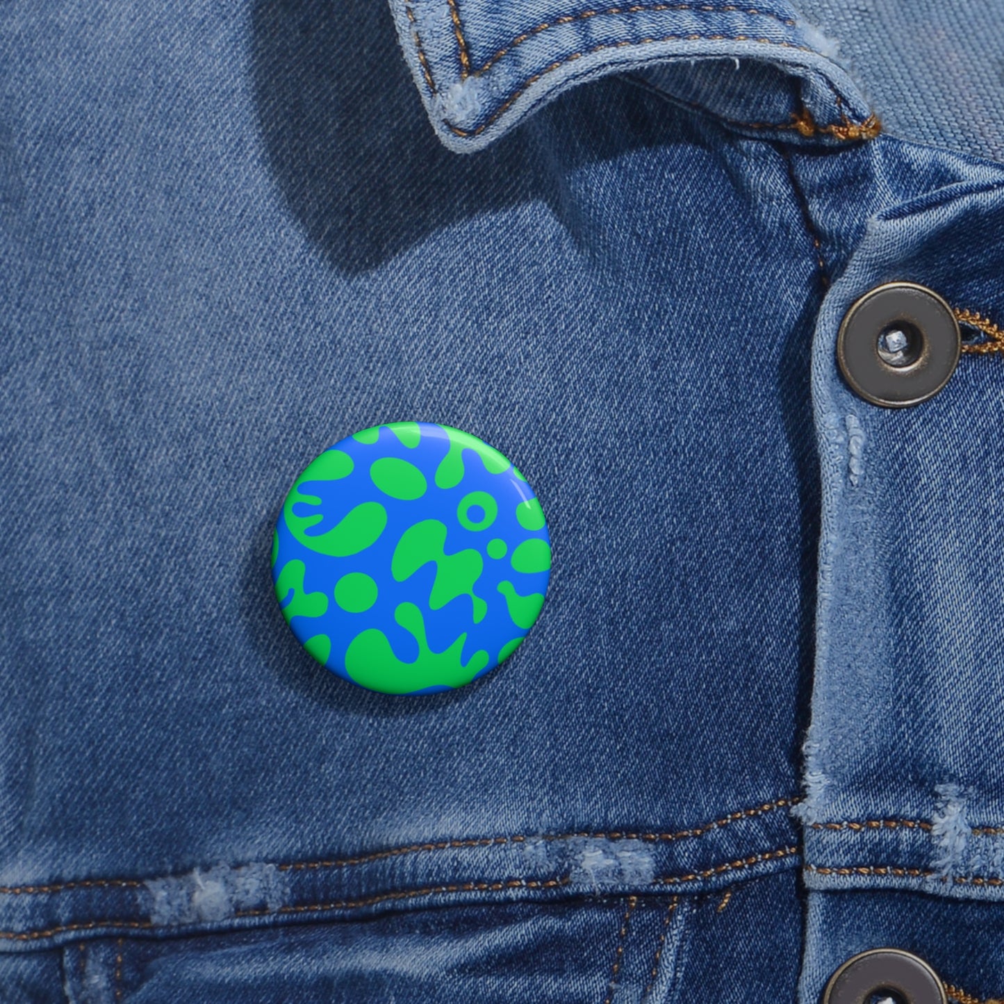 Pure Imagination Pin Button - Tide Pool