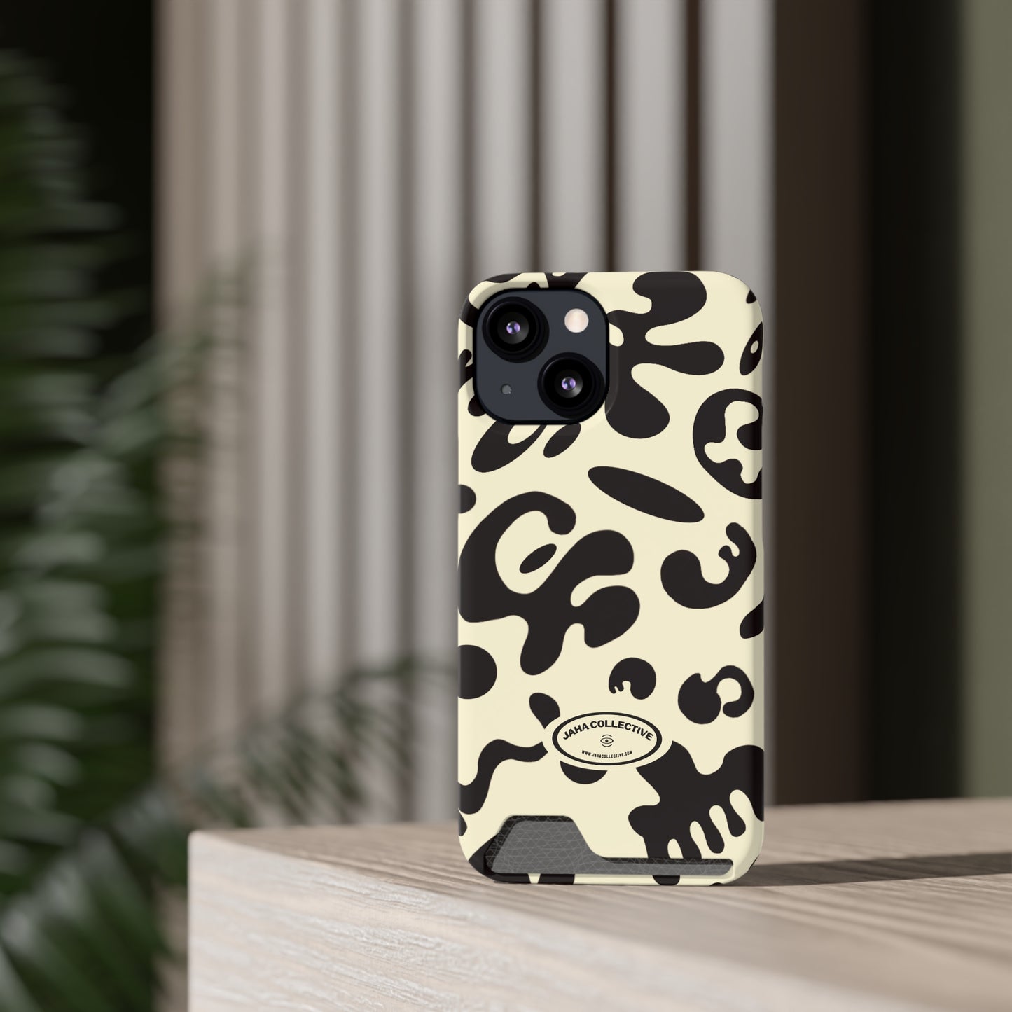 Pure Imagination Phone Case w Card Holder - Blank Page White