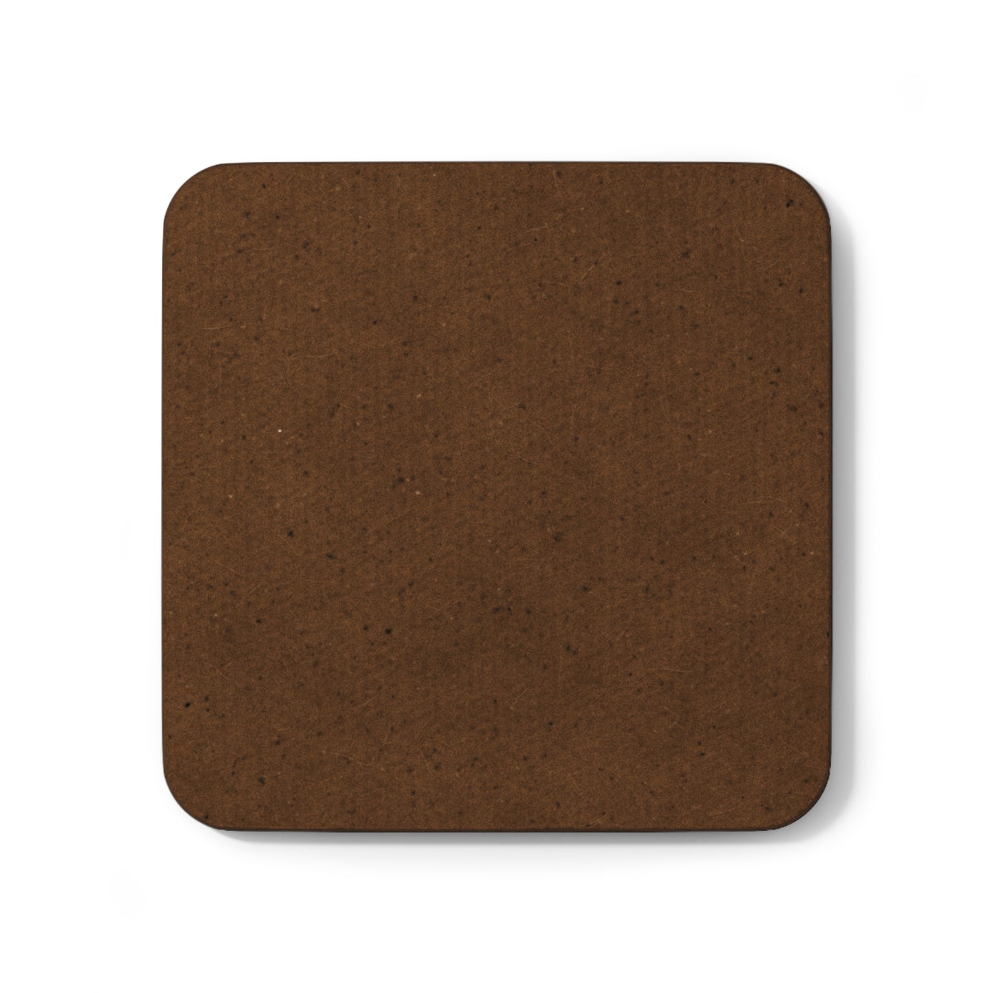 Adorn'd Minimalist Square Hardboard Coaster - Blank Page White