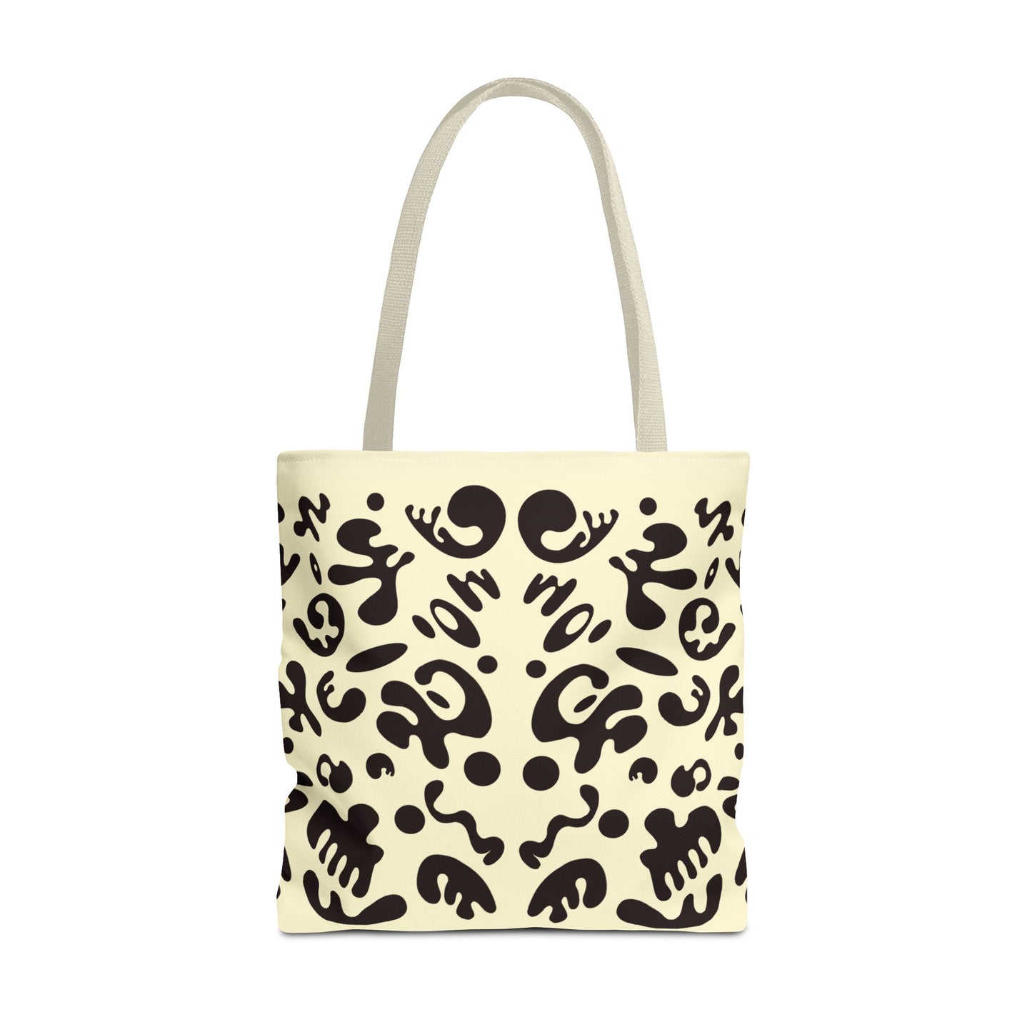 Mirror Work Colorful Tote Bag - Blank Page