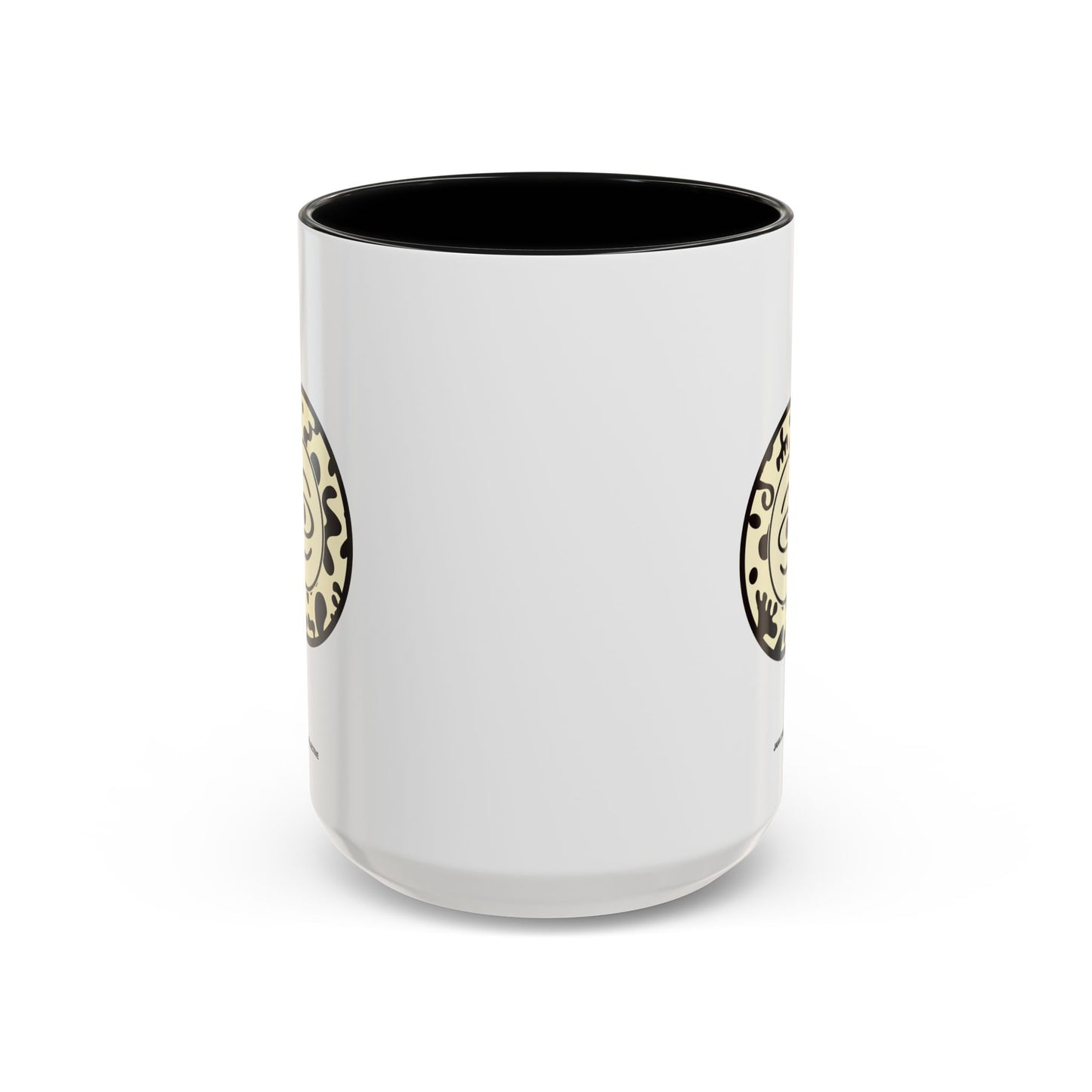 Adorn'd Color Logo Accent Coffee Mug (11, 15oz) - Blank Page