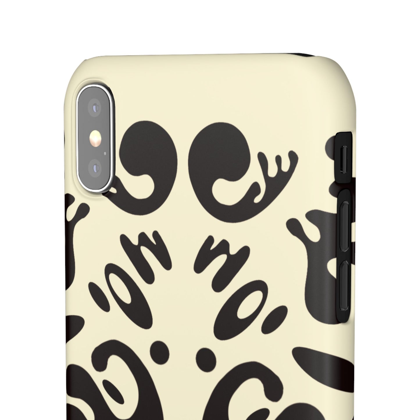 Mirror Work Snap Case - Blank Page White