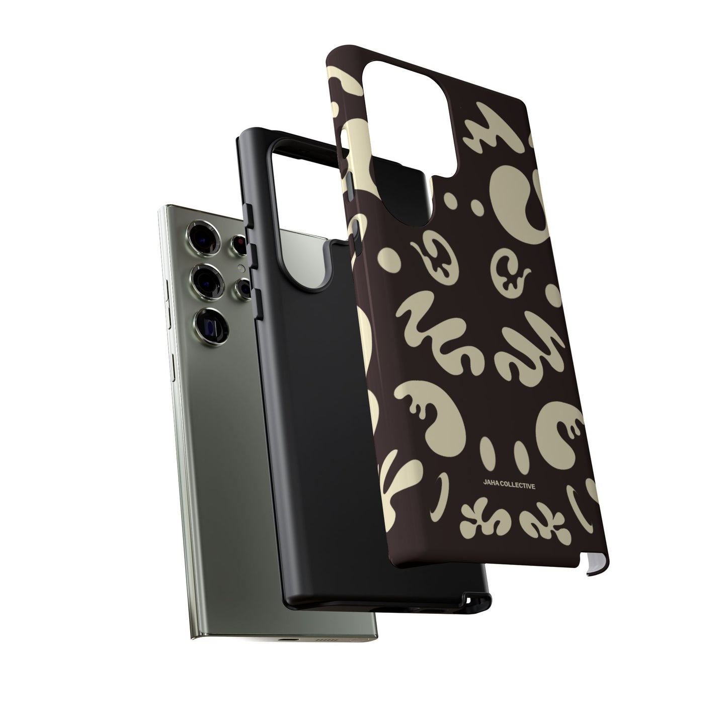 Mirror Work Tough Case (Samsung) - Smoke Signal Black