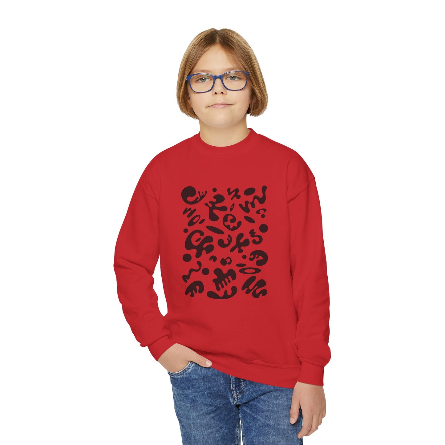 Bright Future Youth Crewneck Sweatshirt - Smoke Signal