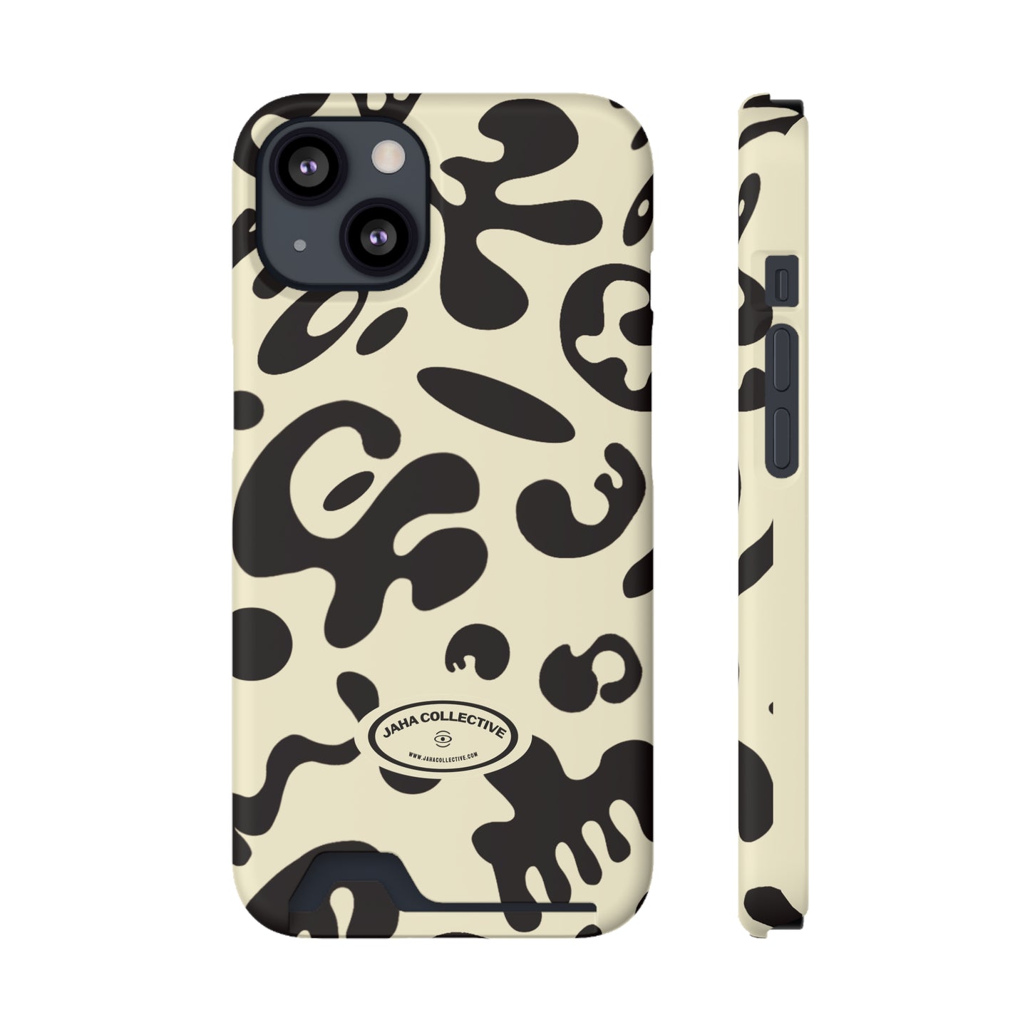 Pure Imagination Phone Case w Card Holder - Blank Page White