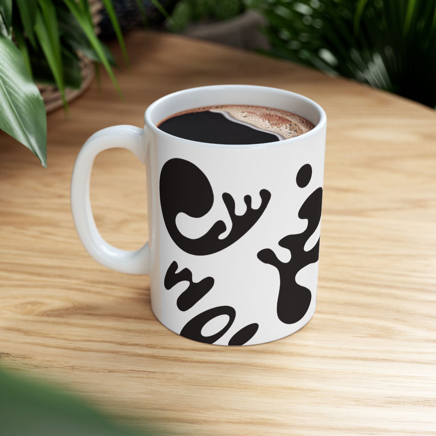 Nourish'd White Ceramic Mug