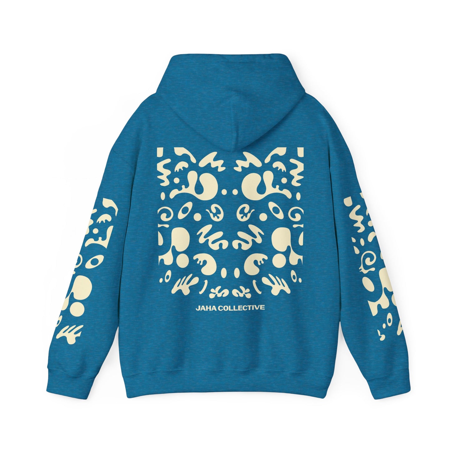 Mirror Work Unisex Heavy Blend™ Hooded Sweatshirt - Blank Page White Print