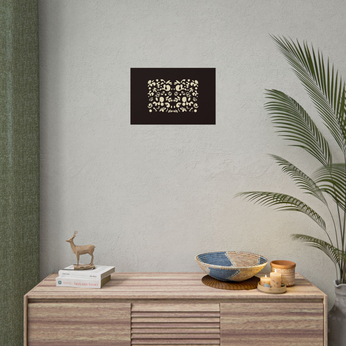 Mirror Work Rolled Poster (Landscape) - Smoke Signal