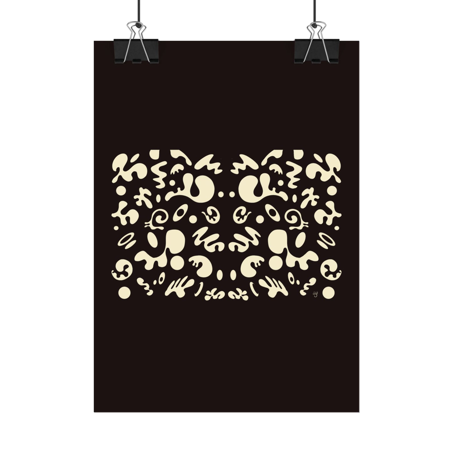 Mirror Work Rolled Poster (Portrait) - Smoke Signal