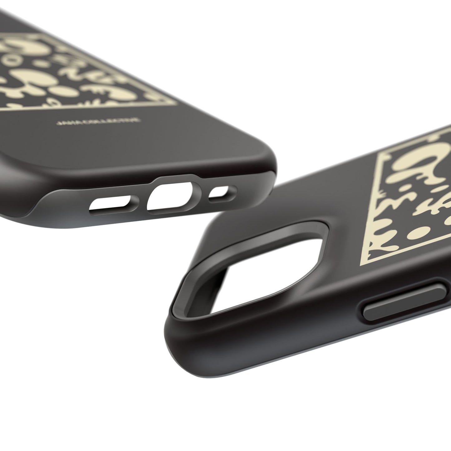Adorn'd Minimalist Square MagSafe Tough Case - Smoke Signal