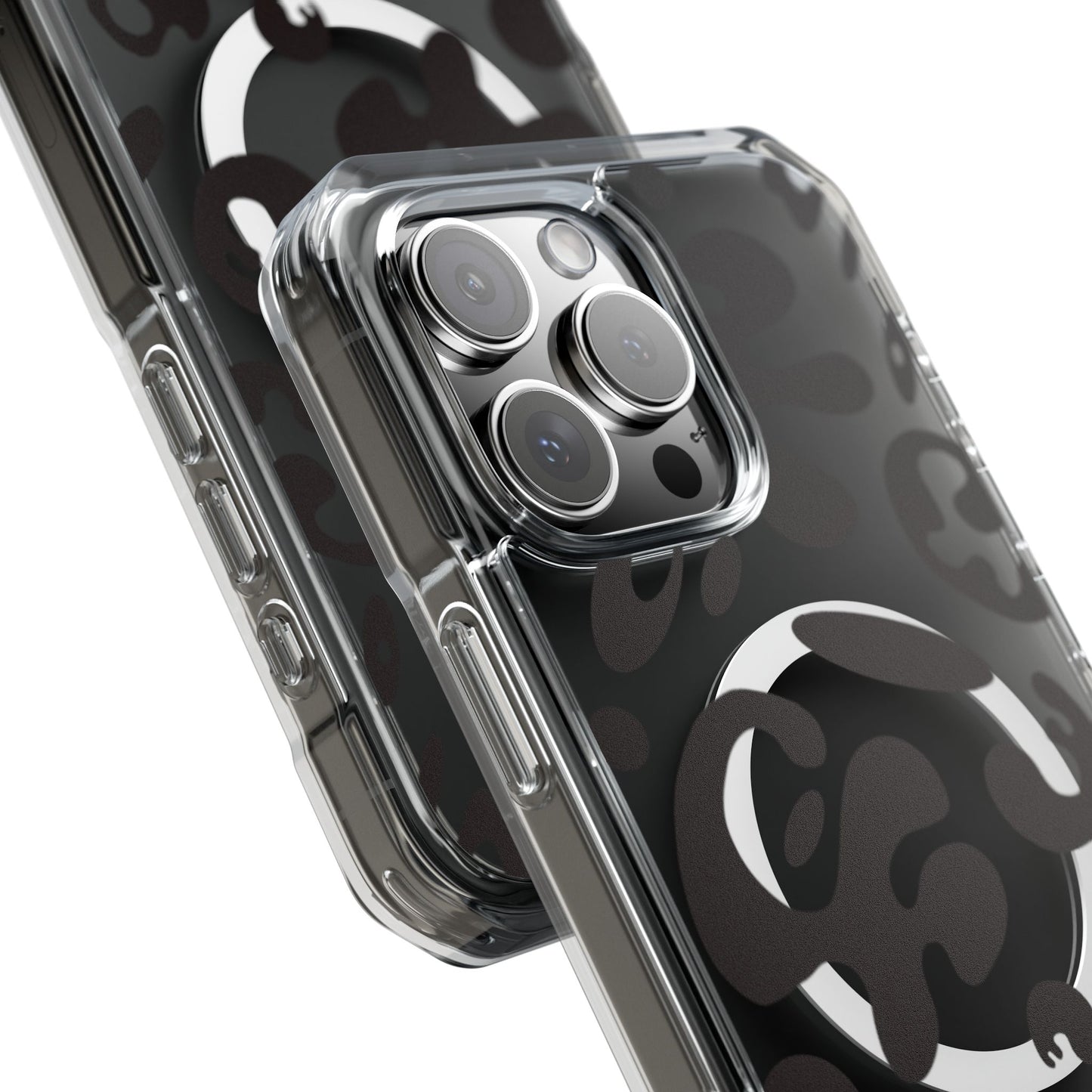 Pure Imagination Clear MagSafe Impact Case - Smoke Signal Black