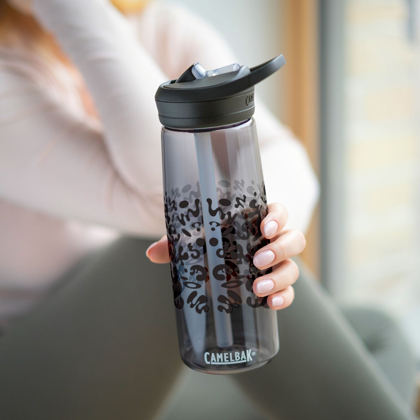 Mirror Work CamelBak Eddy® Water Bottle (20oz or 25oz) - Smoke Signal Black