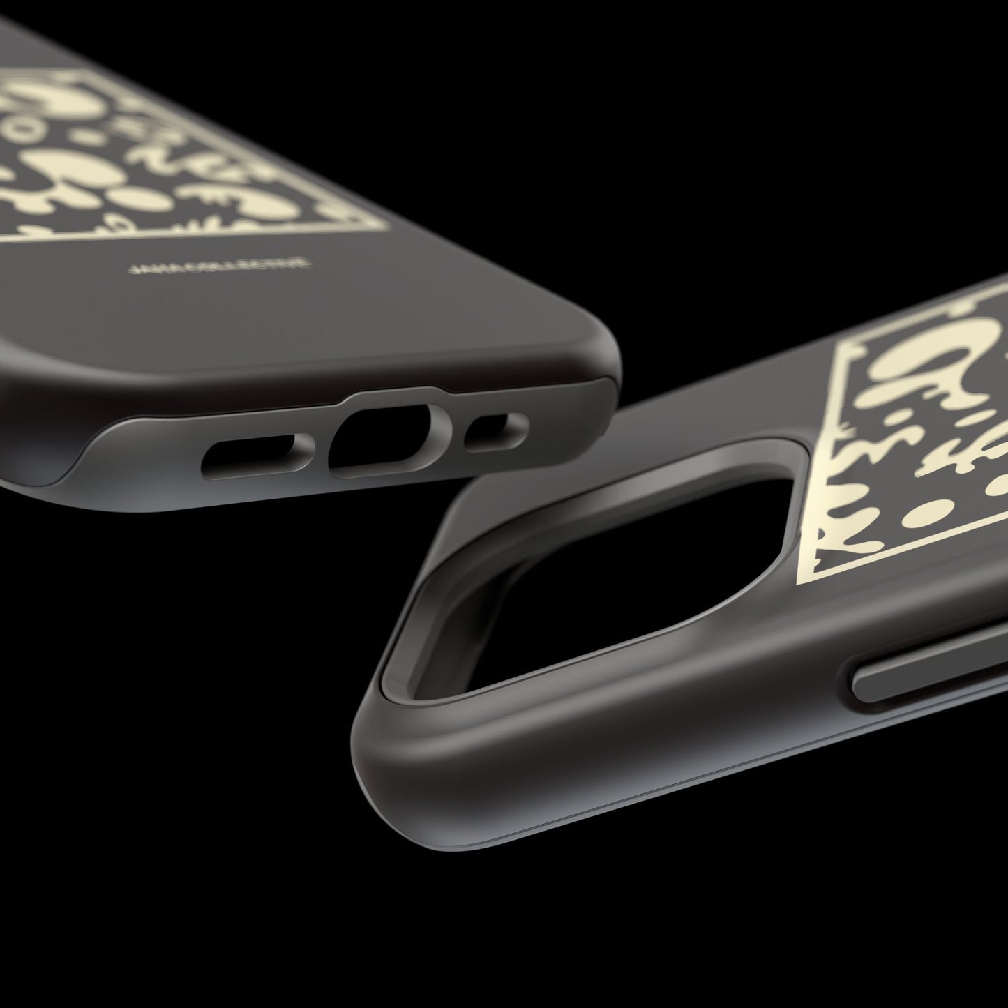 Adorn'd Minimalist Square MagSafe Tough Case - Smoke Signal