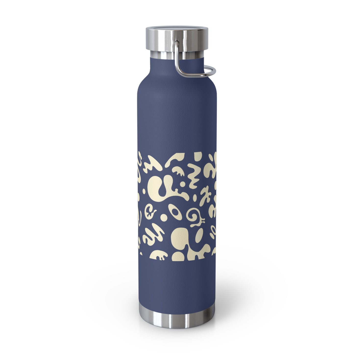 Mirror Work Copper Vacuum Insulated Water Bottle (22oz) - Blank Page White
