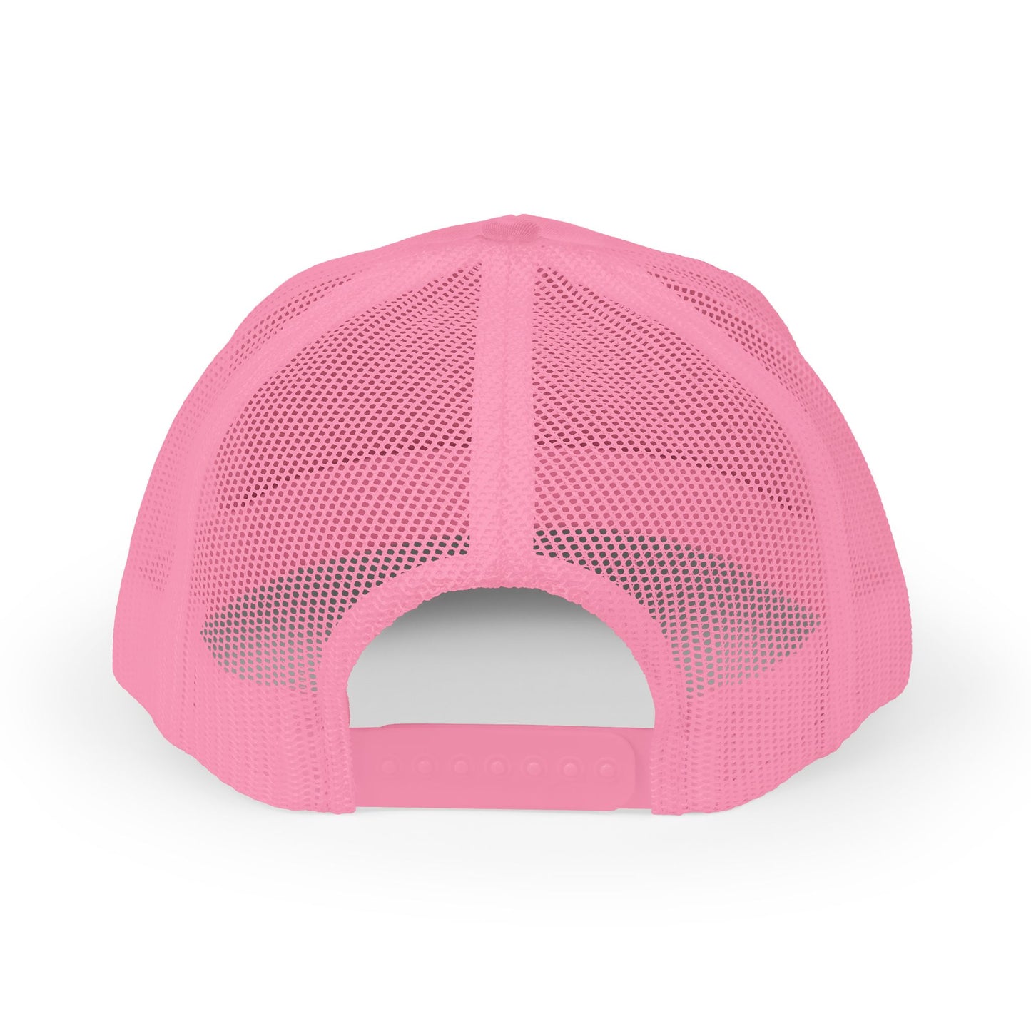 Adorn'd Logo Embroidered Retro Trucker Hat - Starlight White