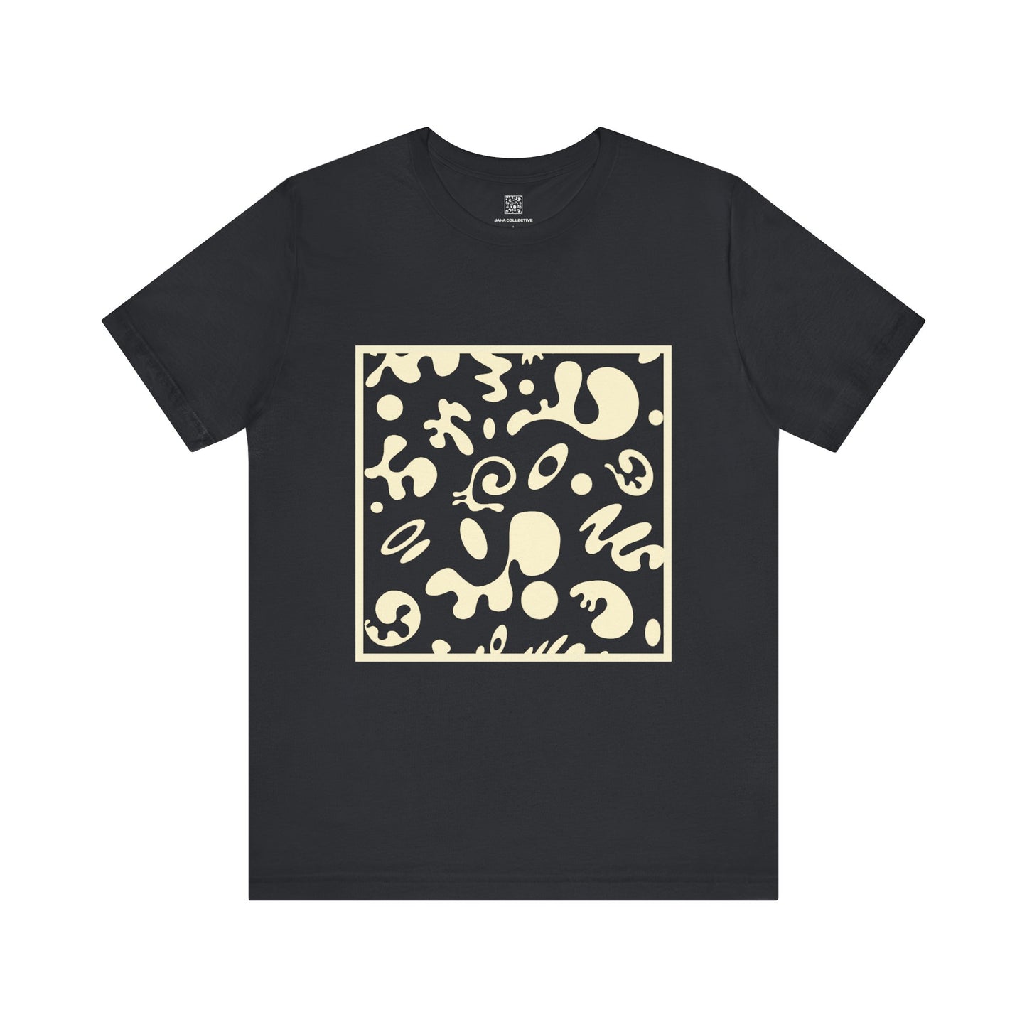 Adorn'd Unisex Jersey Short Sleeve Tee - Blank Page White Print