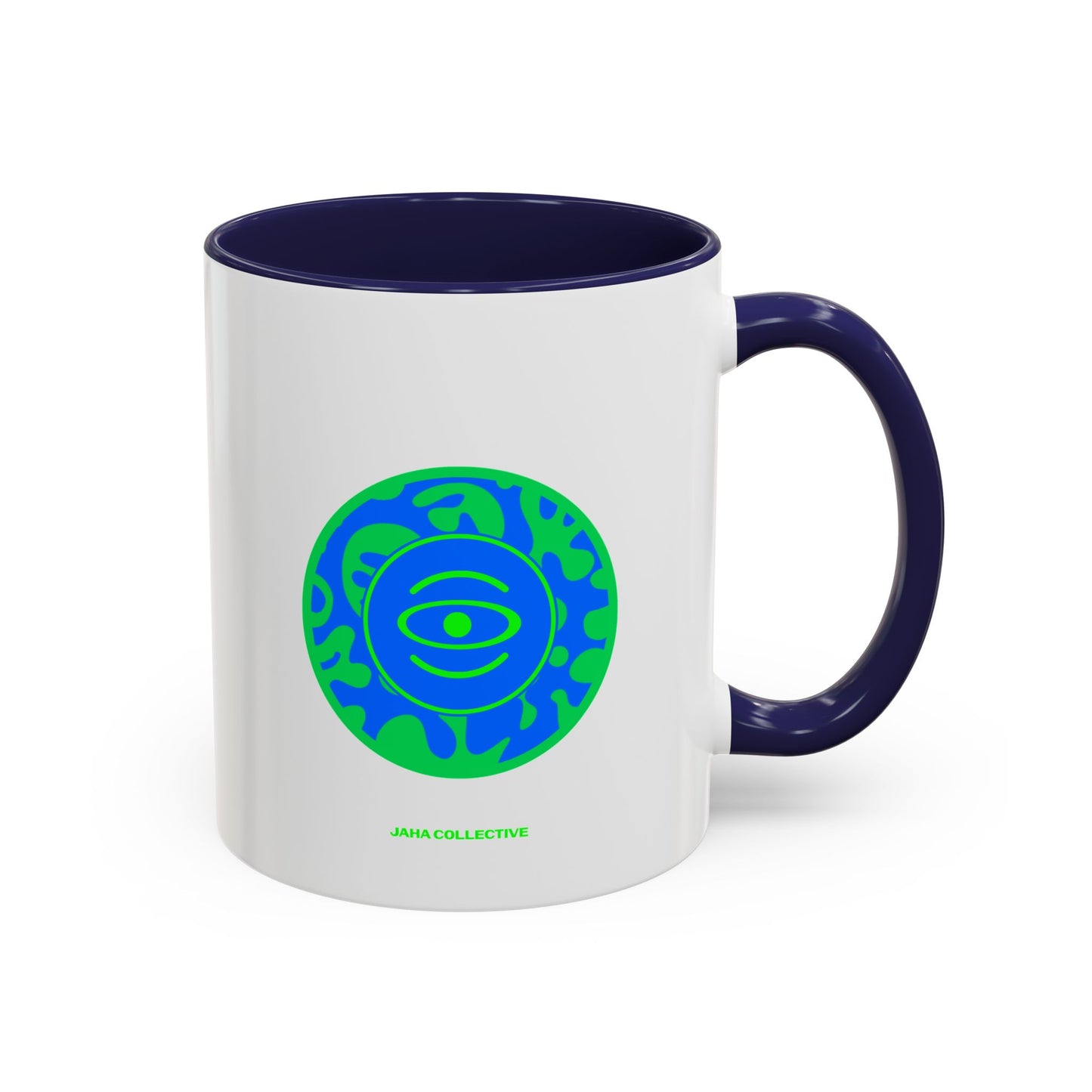 Adorn'd Color Logo Accent Coffee Mug (11, 15oz) - Tide Pool