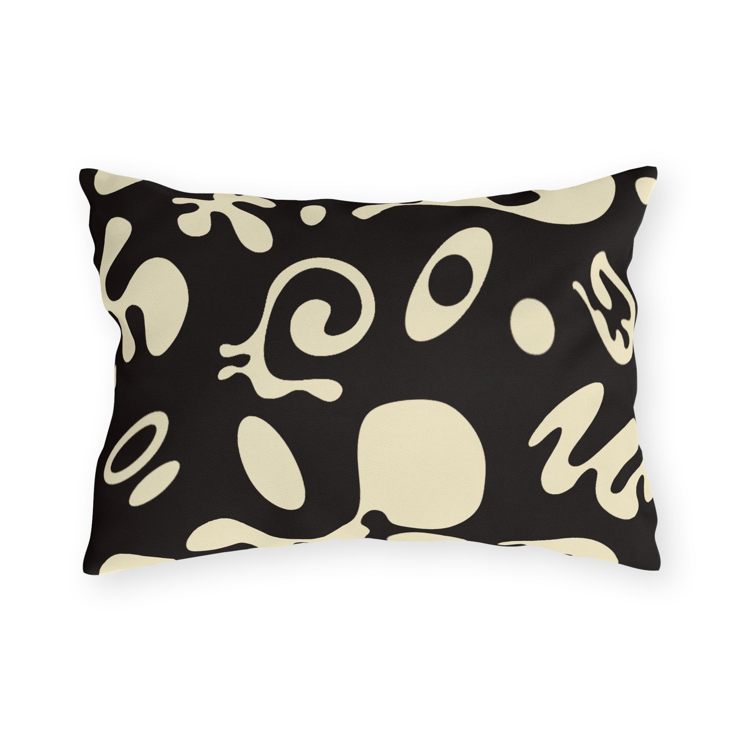 Pure Imagination Outdoor Pillows - Smoke Signal Black