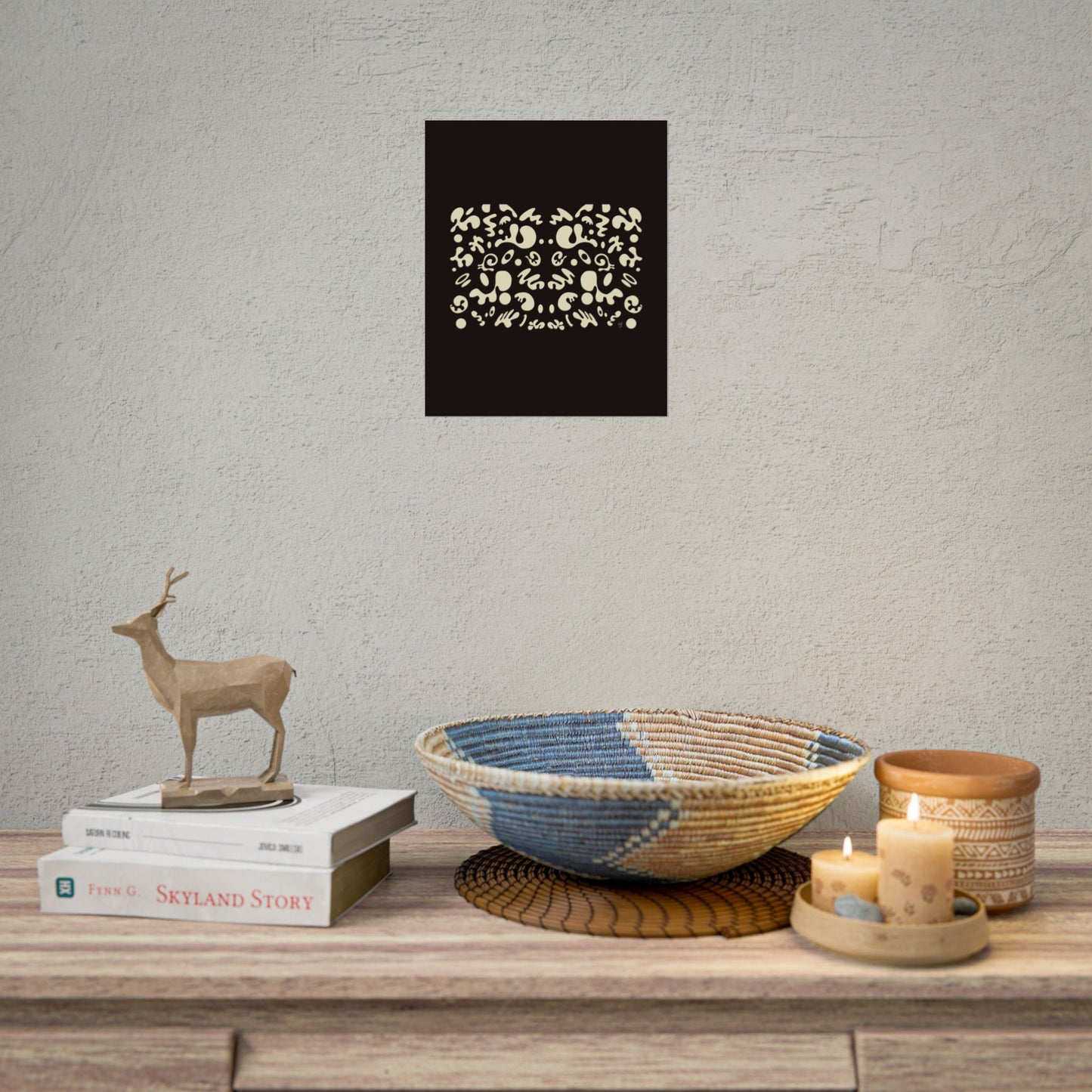 Mirror Work Rolled Poster (Portrait) - Smoke Signal