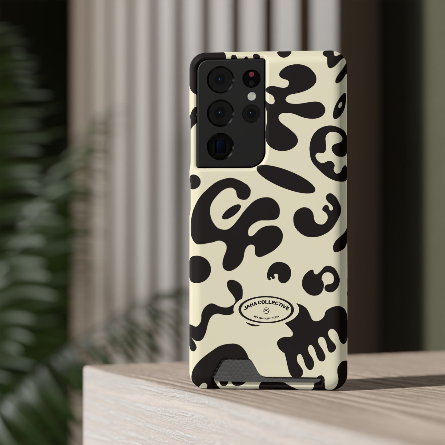 Pure Imagination Phone Case w Card Holder - Blank Page White
