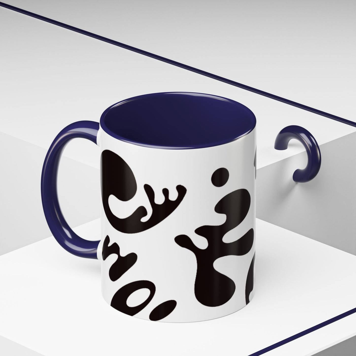 Nourish'd Color Accent Ceramic Mug