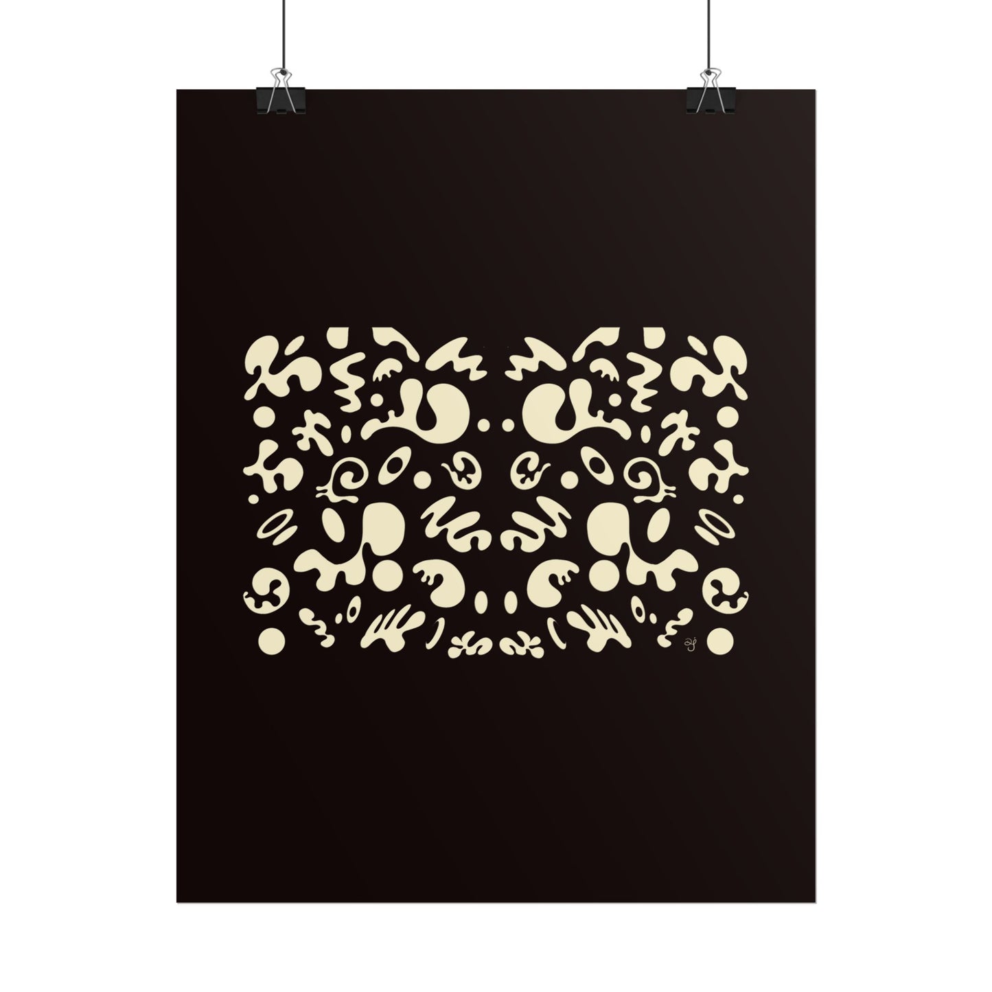 Mirror Work Rolled Poster (Portrait) - Smoke Signal