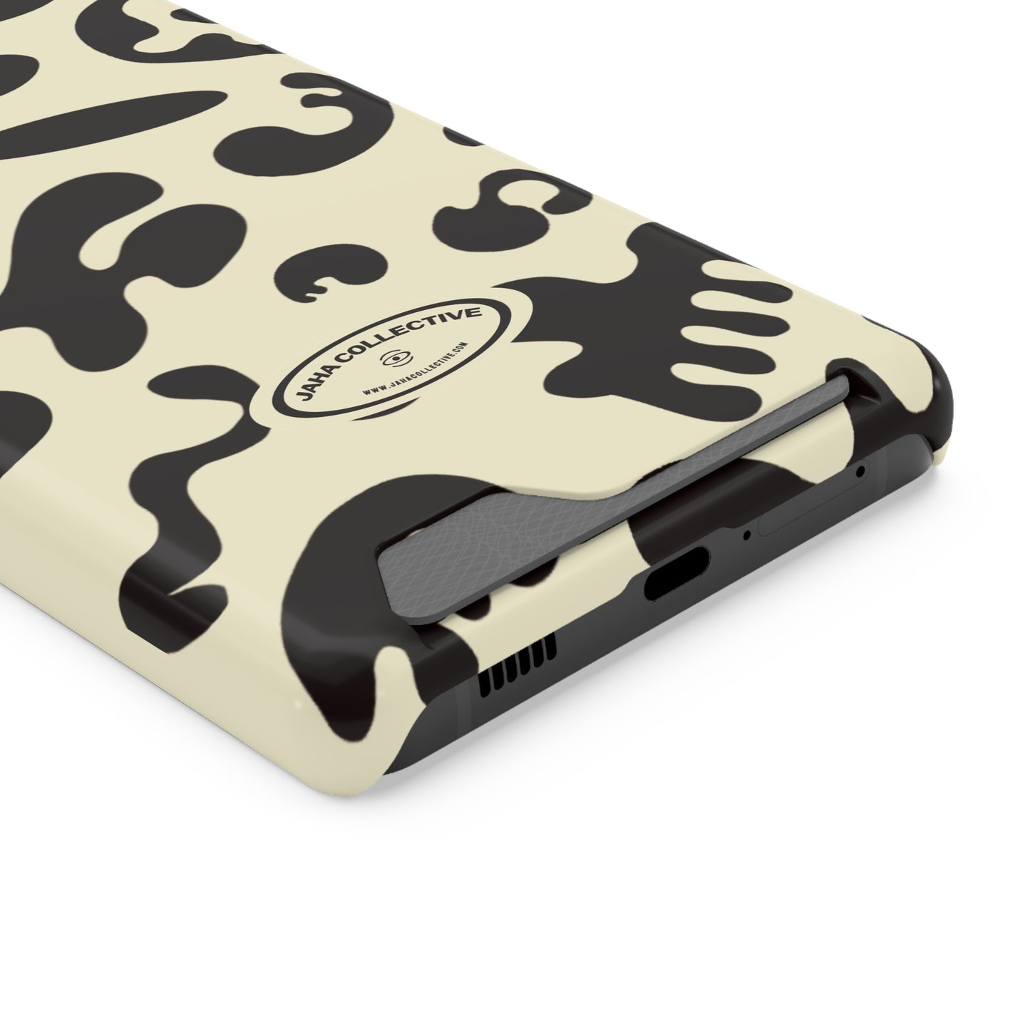 Pure Imagination Phone Case w Card Holder - Blank Page White