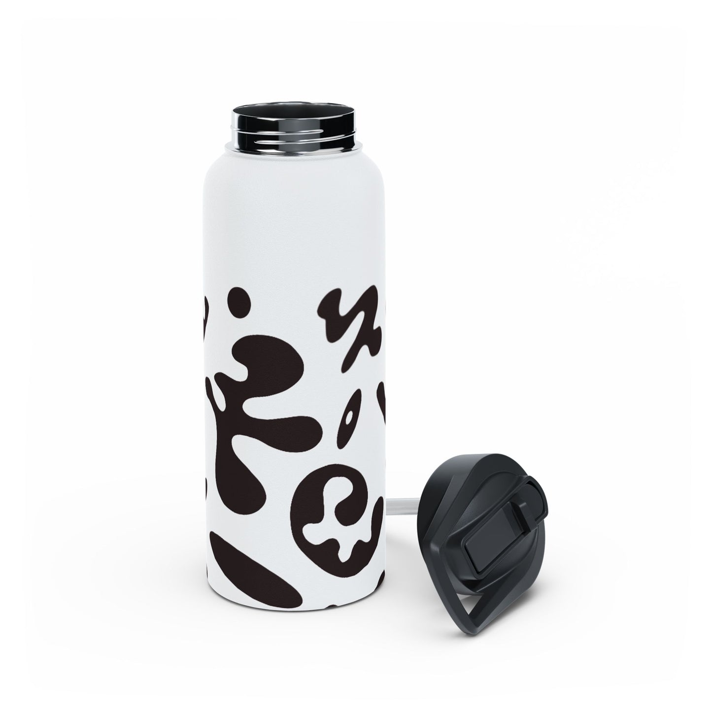 Nourish'd Stainless Steel Water Bottle (Standard Lid)