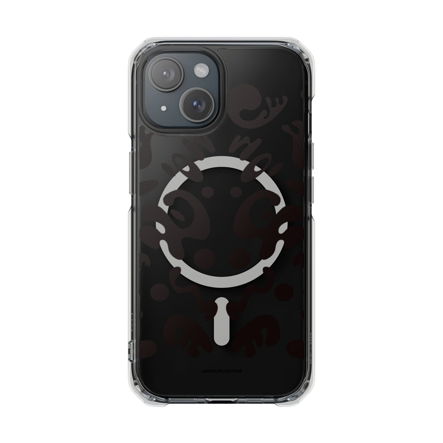 Mirror Work Clear MagSafe Impact Case - Smoke Signal Black