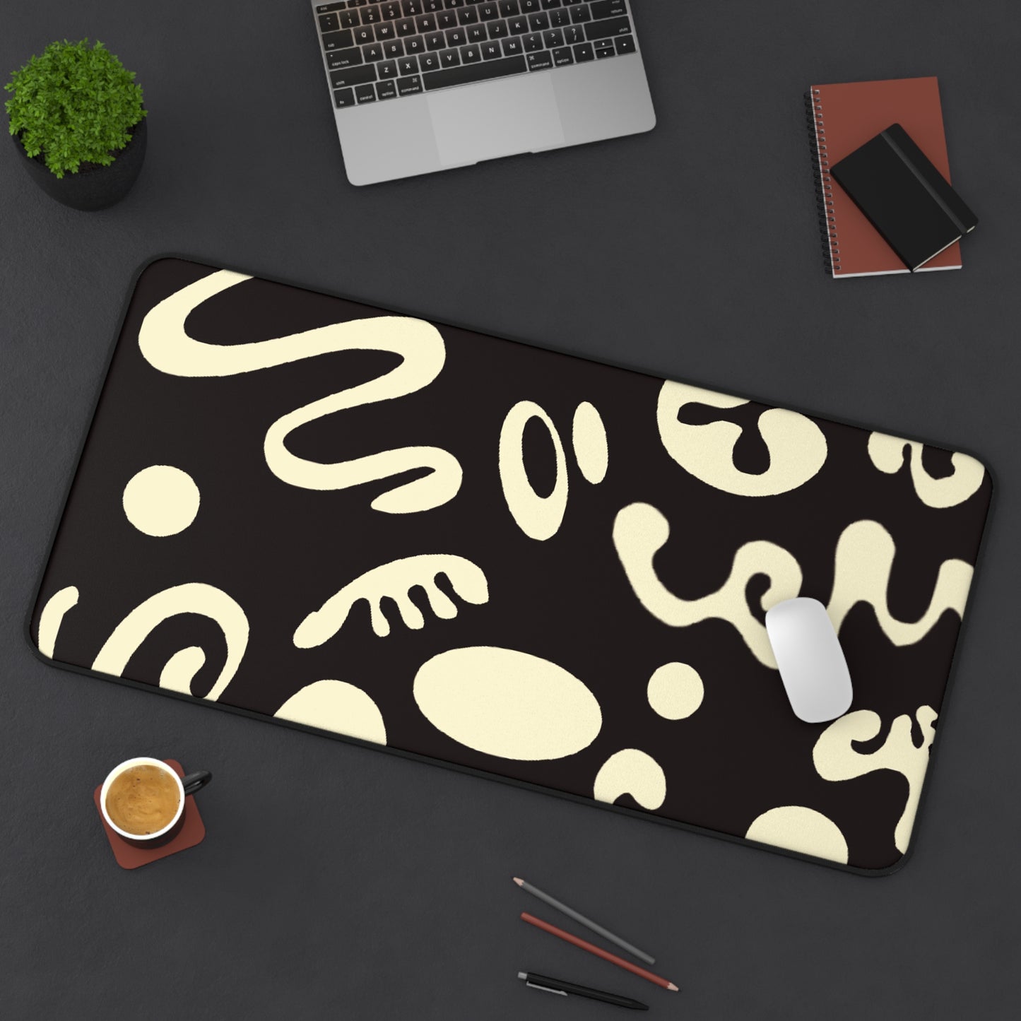 Pure Imagination Desk Mat - Smoke Signal Black