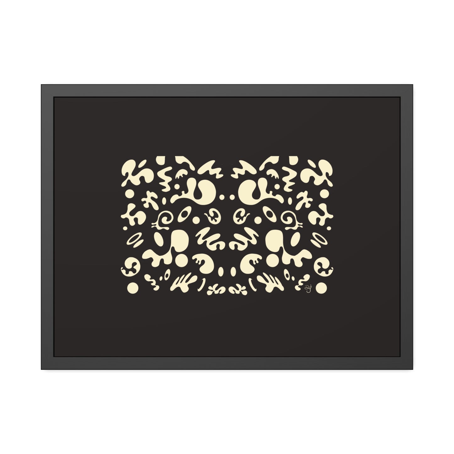 Mirror Work Framed Rolled Poster - Smoke Signal