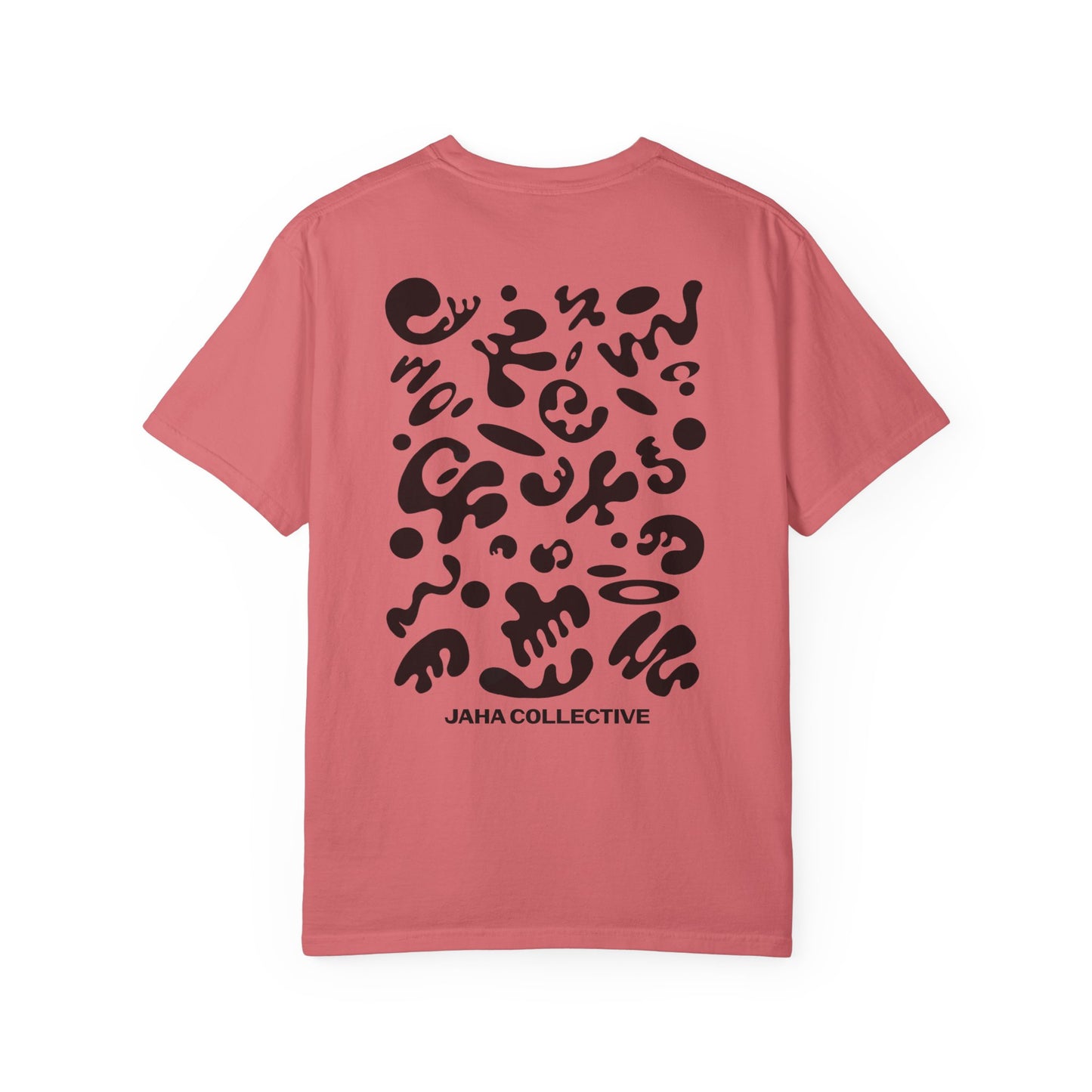 Pure Imagination Unisex Garment-Dyed T-Shirt (Warm Neutrals) - Smoke Signal Black Print