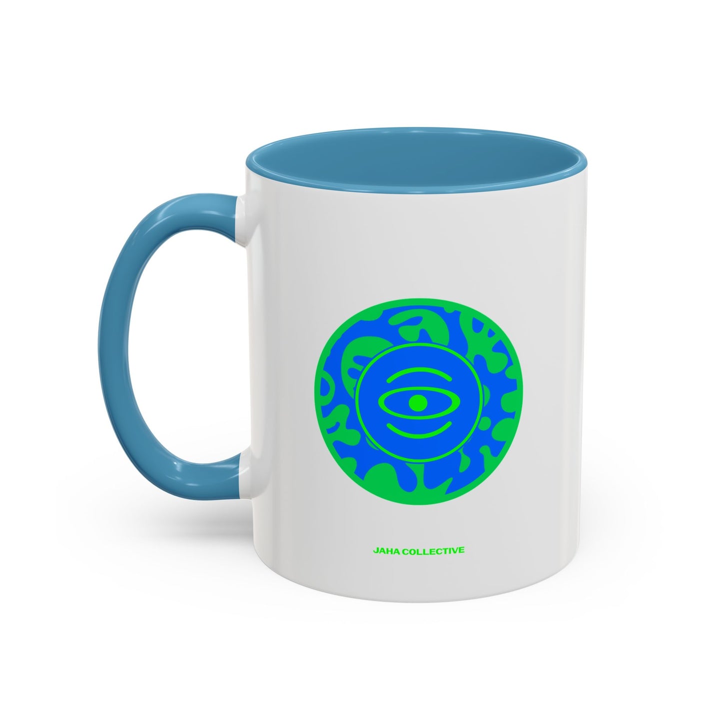Adorn'd Color Logo Accent Coffee Mug (11, 15oz) - Tide Pool