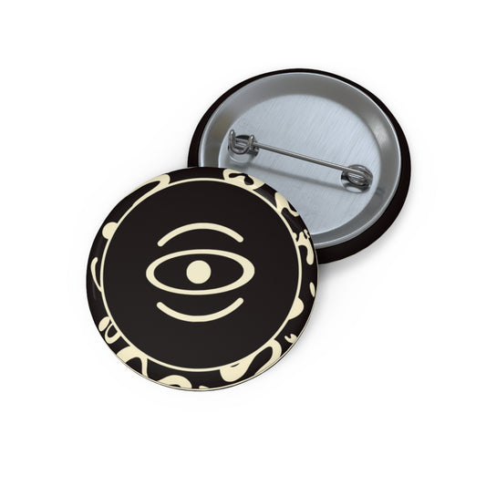 Adorn'd Logo Pin Button - Smoke Signal