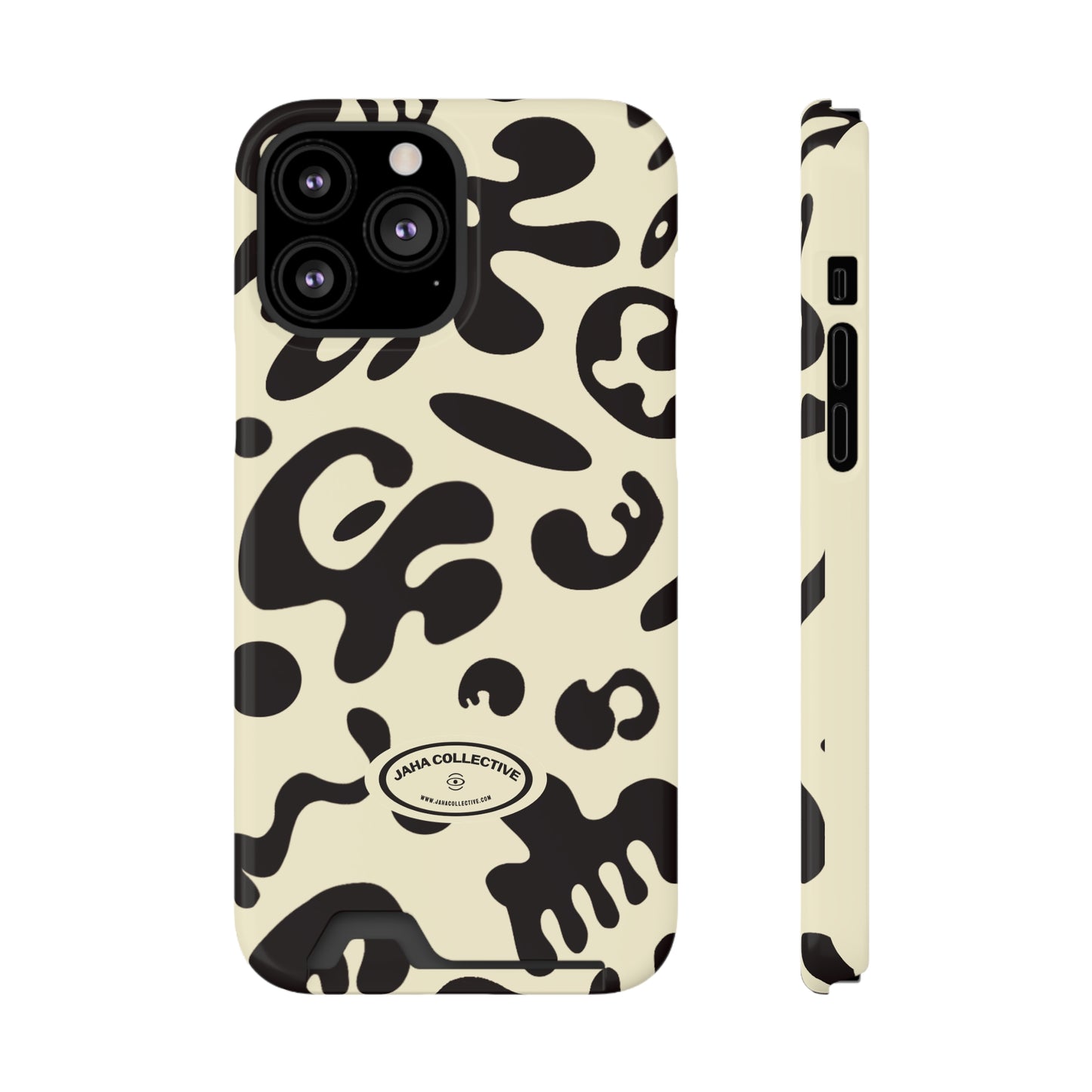 Pure Imagination Phone Case w Card Holder - Blank Page White