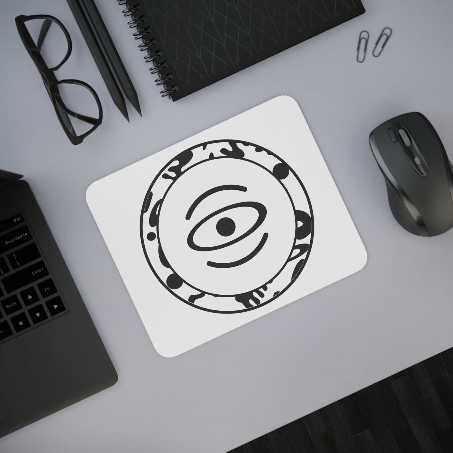 Adorn'd Logo Mouse Pad - Starlight White Logo