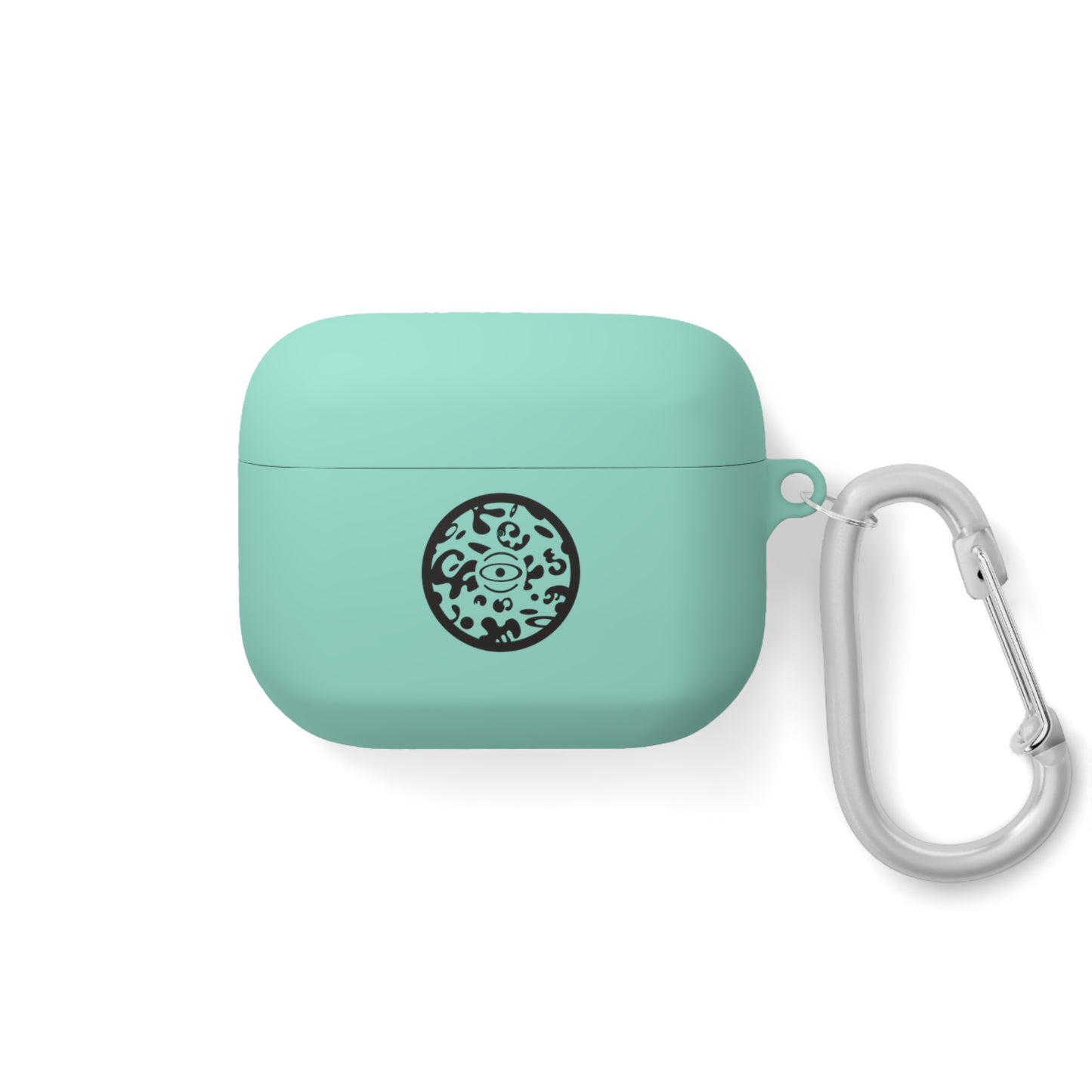 Adorn'd Logo Hard Plastic Airpods Case Cover - Smoke Signal Black