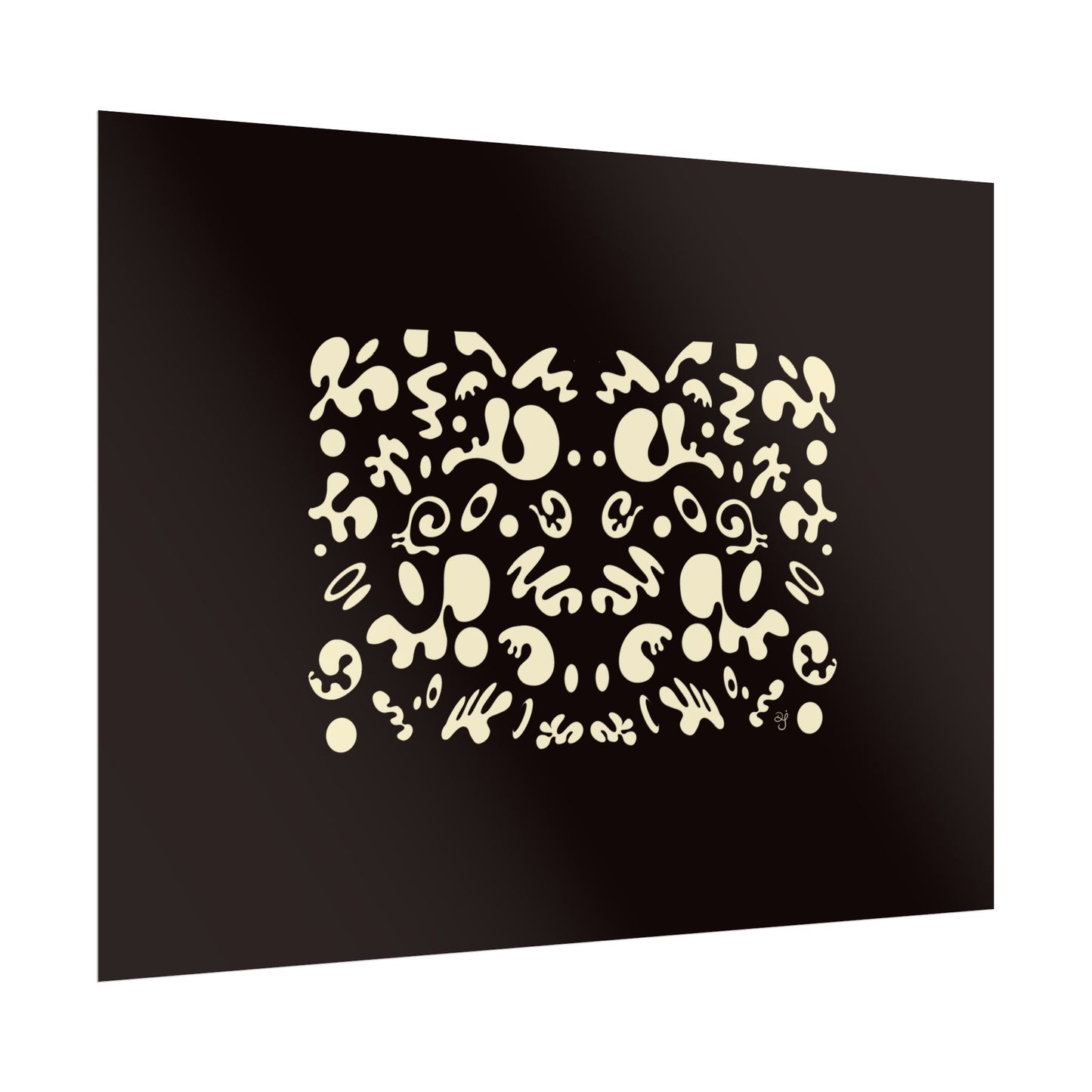 Mirror Work Rolled Poster (Landscape) - Smoke Signal