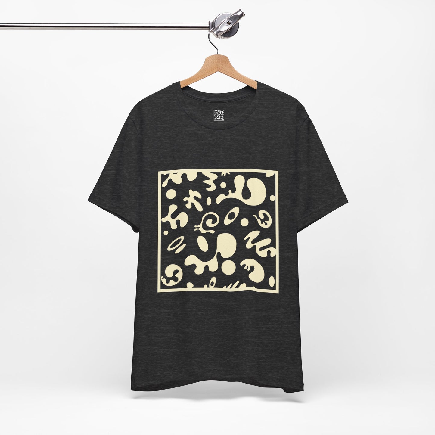Adorn'd Unisex Jersey Short Sleeve Tee - Blank Page White Print