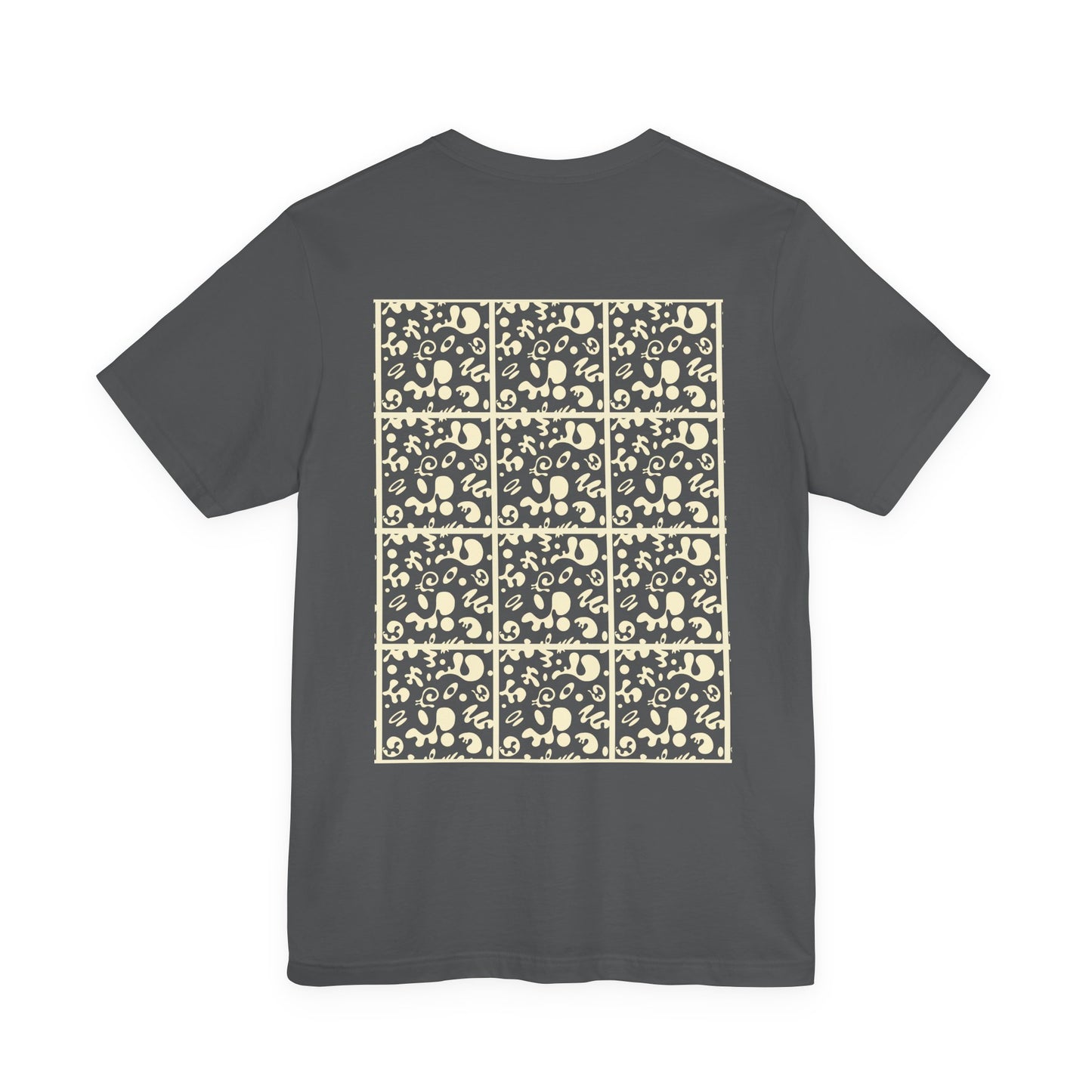 Adorn'd Unisex Jersey Short Sleeve Tee - Blank Page White Print