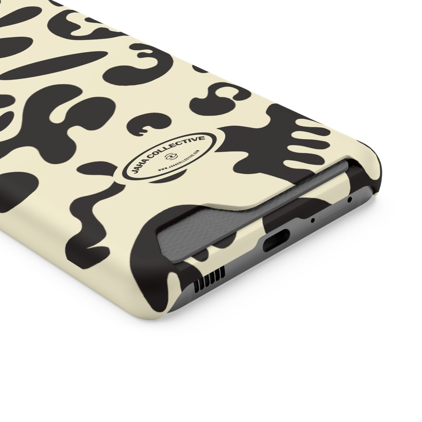 Pure Imagination Phone Case w Card Holder - Blank Page White
