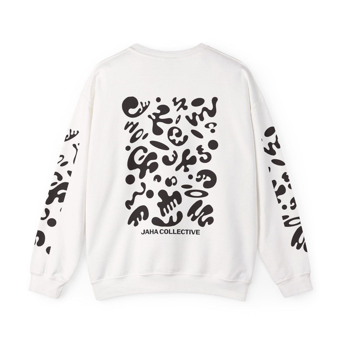 Pure Imagination Unisex Heavy Blend™ Crewneck Sweatshirt- Smoke Signal Black Print